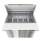 Koolmore 36 in. 2 Door Refrigerated Mega Sandwich Prep Table, 15 Pan Capacity and 11  Cu. Ft. of Storage KM-MPTR36-2D - alternate 10