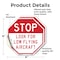 Signmission Stop Look for Low Flying Aircraft, 4 inch X 4 inch, Vinyl Decal, 2PK OC-D-2PACK-4-261 - alternate 4
