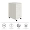 Space Solutions 14.25 in W 3 Drawer Mobile Vertical File Cabinet, Pearl White 24428 - alternate 17