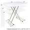 Everyday Home Folding Table Lightweight Portable Folding Desk Small Table  for Camping, Cards, and Crafting 75-TAB1000 - alternate 10