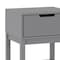 Flash Furniture Dallas Wooden Night Stand, Bedroom Side Table with Storage Drawer and Shelf for Kids in Gray MG-9007-1-NS-GY-GG - alternate 10