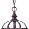 Homeroots Dark Brown Cage Hanging Light 398009 - alternate 5