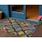 Homeroots 3' X 5' Black Yellow And Green Geometric Washable Indoor Outdoor Area Rug 609124 - alternate 1