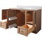 Bertch Storage Solutions 48''x34-1/2'' Hx21''D Driftwood Vanity Base without Top 3 Door/2 Drawer ST-B-DW-VSS48T - alternate 3