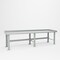 Pucel Workbench with Back and EndsTop, 120 in L x 34 in D x 32.5 in H, Gray B-34120 - alternate 1