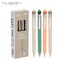 Deli NUSIGN Retractable Gel Pen 0.7mm, Blue Ink, Metal Clip, 12PK ENS666-BL - alternate 1