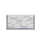 Homeroots 61" White Faux Marble And Wood Lighted Six Drawer Double Dresser 564684 - alternate 9