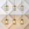 Jonathan Y Marelle 6.5" 1-Light Farmhouse Industrial Iron Filigree Caged Jar LED Pendant, Gold Painting, 3PK JYL7909A-SET3 - alternate 11
