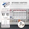 Vevor 8-Branch Radiant Heat Manifold 1/2 in PEX Tubing Floor Heating Manifold Set 7012-25-08-00-NPT - alternate 8