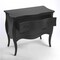 Homeroots Black 2 Drawer Chest 389781 - alternate 7