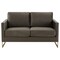 Leisuremod Lincoln Upholstered Velvet Loveseat with Gold Frame, Dark Grey LA55DGR - alternate 7