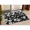Homeroots 3' X 5' Black Ivory And Gray Floral Washable Indoor Outdoor Area Rug 599862 - alternate 1