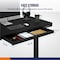 4Dock Bamboo Tabletop Electric Standing Desk with USB Charging Ports and Storage Drawer ET118W-N-ZX - alternate 7