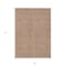 Homeroots 5' X 8' Copper And Beige Geometric Washable Indoor Outdoor Area Rug 594498 - alternate 9