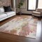 Homeroots 8' X 10' Tan Mauve And Ivory Abstract Washable Indoor Outdoor Area Rug 615881 - alternate 9