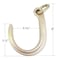Mytee Products G70 V-Chain Bridle w/ 8in Medium J Hooks, T- Hook & J-Hook w/ Grab Hooks 2ft Legs CH5162V-MJ-TJ-GH - alternate 9