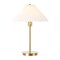 Jonathan Y Freida 21.25" Modern Glam Metal Column LED Table Lamp w/USB Charging Port and Pleated Shade, Brass Go JYL1149A - alternate 9