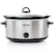 Better Chef 6 Quart Oval Slow Cooker with Removable Stoneware Crock in Stainless Steel IM-469S - alternate 5