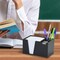 Acrimet Desktop Organizer Pencil, Pen, Paper, Clip, Caddy Holder (Plastic) (Paper Included) (Black Color) 954.4 - alternate 8
