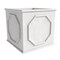 Leisuremod Sprout Square Fiberstone & MgO Clay Planter with Protective Cover, Weatherproof, No Assembly SP15W - alternate 1