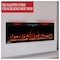 Northwest Electric Fireplace 60 in Wall Mounted with Fire Crackling Sounds & Remote to Adjust LED Flames 80-BEF-60W - alternate 10