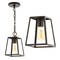 Jonathan Y Ira 6.3 in. Metal LED Pendant, Oil Rubbed Bronze JYL3525B - alternate 13