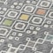 Homeroots 9' X 12' Gray Ivory And Gold Geometric Washable Indoor Outdoor Area Rug 612182 - alternate 9