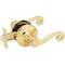 Steel Pro Polished Brass Passage Door Lever L6703B - alternate 1