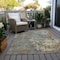 Homeroots 8' X 10' Taupe Gray And Beige Abstract Washable Indoor Outdoor Area Rug 618247 - alternate 9