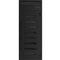 Vdomdoors Aluminum Door Iron 0188 Black Entry Steel Metal Classic Painted 36 x 94 (36 x 80+14)-Right Inswing IRON0188EXD-BLK-W36xH80+14-RH-I - alternate 4