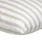 Homeroots 16" Taupe and White Striped Cotton Throw Pillow 529177 - alternate 6
