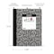 C-Line Products 7-1/2” x 9-3/4" Black Primary Ruled Composition Notebook, 1/EA 22020 - alternate 6