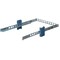 Innovation Rack Solutions 1U 2Post Universal Rail with Wirebar - Steel - 45 lb 1UKIT-009 - alternate 1