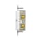 Eaton Wiring Devices Eaton Tamper-Resistant GFCI Receptacle, 125 V, 20 A, NEMA: NEMA 5-20R, Back, Side Wiring, White TRGF20W - alternate 6