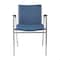 Flash Furniture HERCULES Heavy Duty Navy Vinyl Stack Chair with Arms, 4PK 4-XU-60154-NVY-VYL-GG - alternate 10
