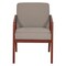 Office Star Products Cherry Finish Visitor's Chair with Couture Thimble Memory Foam Seat WD587-K054 - alternate 8