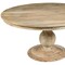 Homeroots 60" Natural Solid Wood Pedestal Base Round Top Dining Table 605986 - alternate 8