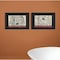 Homeroots Set Of Two Hot Bath 8 Black Framed Print Bathroom Wall Art, 2PK 405911 - alternate 5