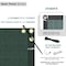 Wrightmaster 3 ft. x 15 ft. Green Balcony Privacy Fence Screen with UV Blockage for Balcony Porch Patio Deck Yard ZR-0315GE - alternate 7