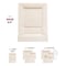 Smarty Had A Party 9.5" Ivory Square Plastic Dinner Plates (120 Plates), 120PK 6939-CASE - alternate 10