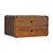 Homeroots 18" Brown Solid Wood Floating Nightstand 645013 - alternate 18