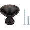 Designperfect 1-1/4 Overall Length Oval Cabinet Knob, Brushed Oil Rubbed Bronze DPA-B7KORB - alternate 5