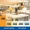 Bulbrite 40W Equivalent Amber Light A19 Dimmable LED Filament Light Bulb, 2PK 861083 - alternate 7