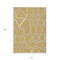 Homeroots 3' X 5' Gold Gray And Ivory Abstract Washable Indoor Outdoor Area Rug 600528 - alternate 7