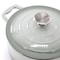 Megachef 7 Piece Enameled Cast Iron Cookware Set in Gray 750124530M - alternate 8