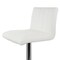 Elama 2 Piece Tufted Faux Leather Adjustable Bar Stool in White with Chromed Base ELM-7228-WHT - alternate 10