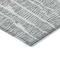 Homeroots 3' X 5' Gray And Ivory Abstract Washable Indoor Outdoor Area Rug 588510 - alternate 8