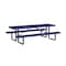 Leisure Craft Rectangle Portable Picnic Table, Navy, Standard, 8 ft L T8XPP-NAVY - alternate 1