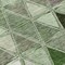 Homeroots 10' X 14' Green And Fern Green Geometric Washable Indoor Outdoor Area Rug 583015 - alternate 9