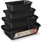 Bakken- Swiss Gray Marble Nonstick Loaf Pans Set of 4, 7in to 11in, Oven Safe to 450 DegF, Dishwasher Safe BK4LOAGRY4 - alternate 1